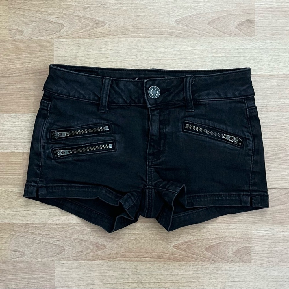 American Eagle Low-Rise Moto Shorts